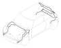 61116951889 Cables de reparation capot avant