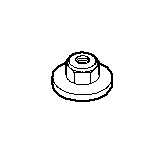 View Hex nut with plate Full-Sized Product Image