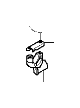 Image of Catch bracket image for your BMW 525i  