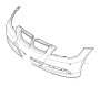 Image of Trim cover, bumper, primed, front image for your 2009 BMW M6   
