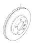 Image of Brake disc, ventilated. 286X22 image for your 2005 BMW 645Ci   