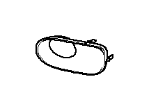 View Cover, fog lamp, primed left Full-Sized Product Image
