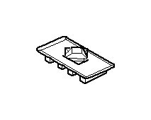 Image of Bracket, plug connection hellgrau image for your 1998 BMW 540iP   