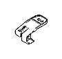 Image of Bracket headlight right image for your 2011 BMW 125i   