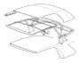 Image of Manual folding top. DUNKELBLAU image for your 2007 BMW 318Ci   