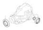 Image of Gasket set differential. TYP 188K image for your 2007 BMW 318i  Touring/Wagon 