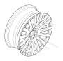 View Gloss-turned light alloy rim Full-Sized Product Image 1 of 1
