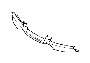 Image of Attached part for front apron. CARBON 245G/M² image for your 2005 BMW 525i   