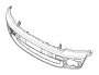 51112753995 Trim cover, bumper, primed, front