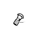 View Banjo bolt, black Full-Sized Product Image