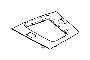 Image of Bottom panel, storage partition, alumin. SILVER CUBE image for your 2003 BMW 325ti   