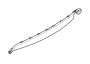 51125A5F095 Bumper trim primed