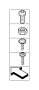 View Sheet metal screw with spacer sleeve Full-Sized Product Image