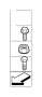 View Hex bolt with washer Full-Sized Product Image