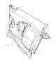 51432756047 Lateral trim panel rear left