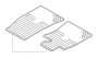 Floor mats, all-weather, front. LHD, MINI, VORN