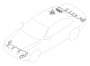 Image of Set of cables, rear bumper image for your 2009 BMW 530i   