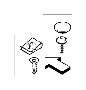 Image of Cover, threaded fastener f cupholder image for your 2010 BMW 320d   