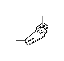 View Slide element for rain gutter/A-pillar Full-Sized Product Image