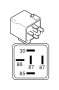 View Relay, make contact, white green Full-Sized Product Image