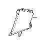 46637698236 Tank trim panel, right