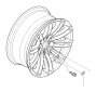 Image of Disc wheel, light alloy, reflex-silber. 91/2JX18 ET:23 image for your 2014 BMW M235i   