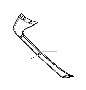 View LEFT TRUNK LID PANEL TRIM Full-Sized Product Image 1 of 1