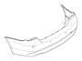 Image of Bumper trim panel, primed, rear image for your 1996 BMW