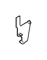 Image of Bracket f Bowden cable, right image for your 2004 BMW 330Ci   
