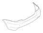 Image of Bumper trim panel, primed, rear. - M - / PDC image for your 2009 BMW 335xi   