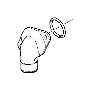 11517829916 RP flange connector