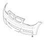 Image of Trim cover, bumper, primed, front. -M- image for your BMW