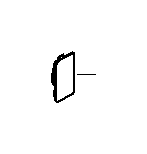 51168161589 Blind plate, hand lamp