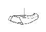 Image of Air duct, brake, right image for your BMW 320d ed  