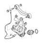 View Wheel carrier, rear left Full-Sized Product Image 1 of 1