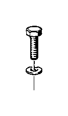 Image of Vent screw. M8 image for your 2007 BMW M6   