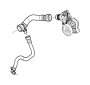 Image of Coolant hose image for your 2012 BMW 750iX   
