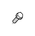 View Hex bolt with washer Full-Sized Product Image