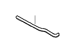 View Seal, engine bonnet, front Full-Sized Product Image