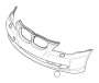Image of Trim cover, bumper, primed, front image for your 1987 BMW M3   