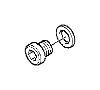 Image of Screw Plug With Gasket Ring. M30X1 image for your BMW