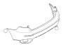 Image of Bumper trim panel, primed, rear image for your 2010 BMW X6   