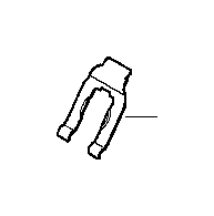 View Retaining spring f brake hose Full-Sized Product Image