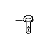 View Hex bolt with washer Full-Sized Product Image