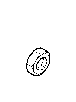 Image of Hex nut image for your 2010 BMW 320d   