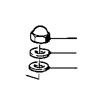 Image of Cap nut image for your 2009 BMW X3   