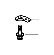 View Hex bolt with washer Full-Sized Product Image