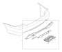 Image of Trim, diffusor nozzle, HP, primed, top image for your 2010 BMW 325d   