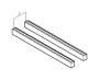 Image of Ski supports. FÜR DACHBOX 320 image for your 2002 BMW 525d   