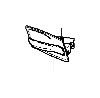 View Door handle, inside left, titanium Full-Sized Product Image 1 of 5